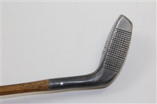 Vintage Left-Handed H 'Huntly' Thumb-Groove Putter - Shaft Stamp '1920 Patent 15533