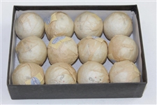 Complete S.S. North British Golf Balls Individually Wrapped in Box Dozen - Reproductions