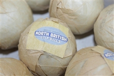 Complete S.S. North British Golf Balls Individually Wrapped in Box Dozen - Reproductions