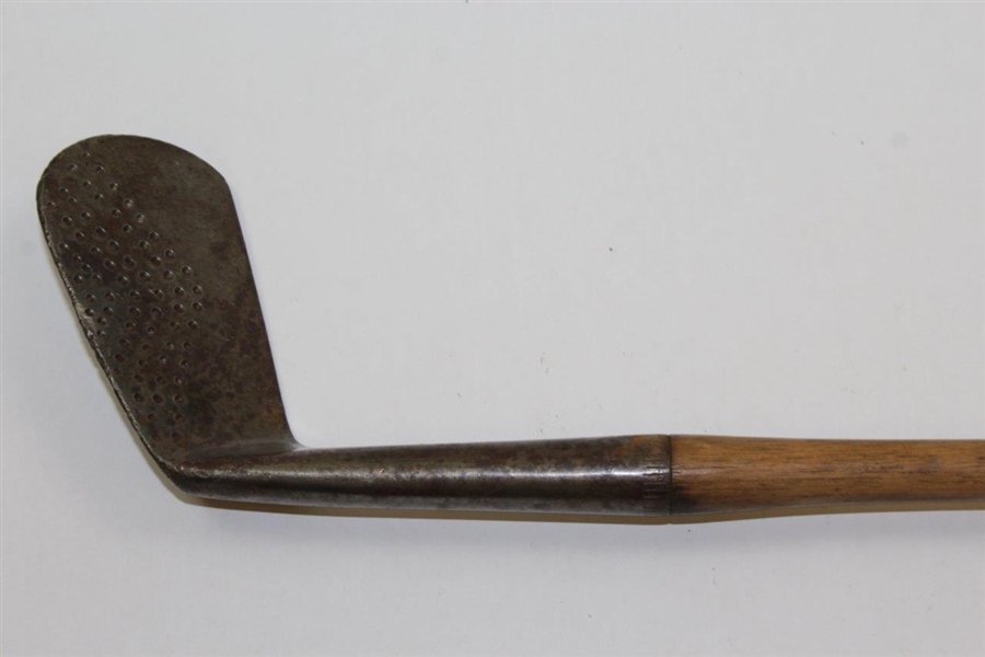 Vintage Hillerich & Bradsby Co. Dot Punched Face Bakspin 2BSMM Mashie Niblick with Cork Grip
