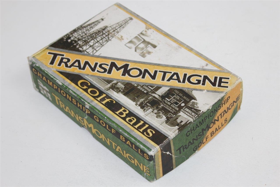 Trans Montaigne Championship Golf Balls Box Only - Reproduction
