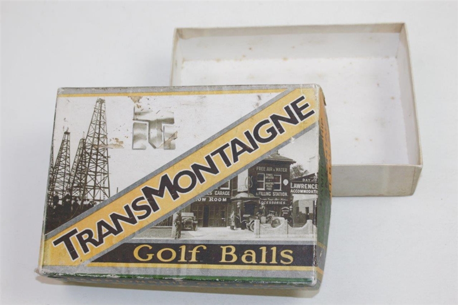 Trans Montaigne Championship Golf Balls Box Only - Reproduction