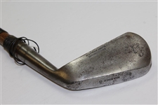 Cirlce Dot Face Hand Forged 3 Mashie - Loose Whipping
