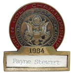 Payne Stewarts 1984 US Open at Winged Foot Contestant Badge