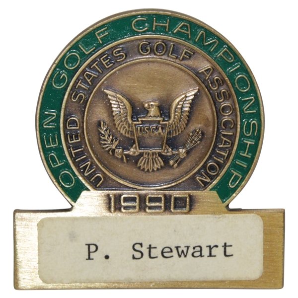 Payne Stewart's 1990 US Open at Medinah Contestant Badge