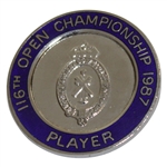 Payne Stewarts 1987 OPEN Championship at Muirfield Contestant Badge