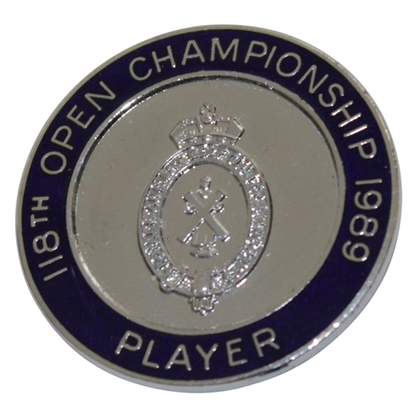 Payne Stewarts 1989 OPEN Championship at Royal Troon Contestant Badge
