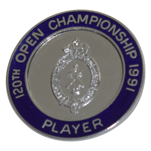 Payne Stewarts 1991 OPEN Championship at Royal Birkdale Contestant Badge