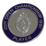 Payne Stewarts 1991 OPEN Championship at Royal Birkdale Contestant Badge