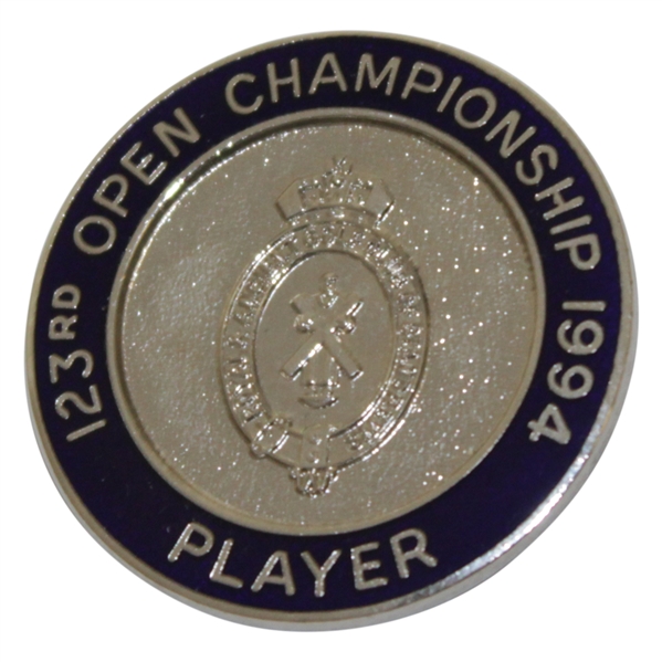 Payne Stewarts 1994 OPEN Championship at Turnberry Contestant Badge