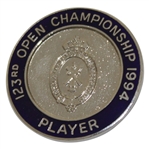 Payne Stewarts 1994 OPEN Championship at Turnberry Contestant Badge