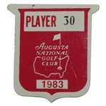 Payne Stewarts 1983 Masters Tournament Contestant Badge #30
