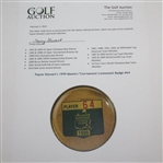 Payne Stewart's 1999 Masters Tournament Contestant Badge #64