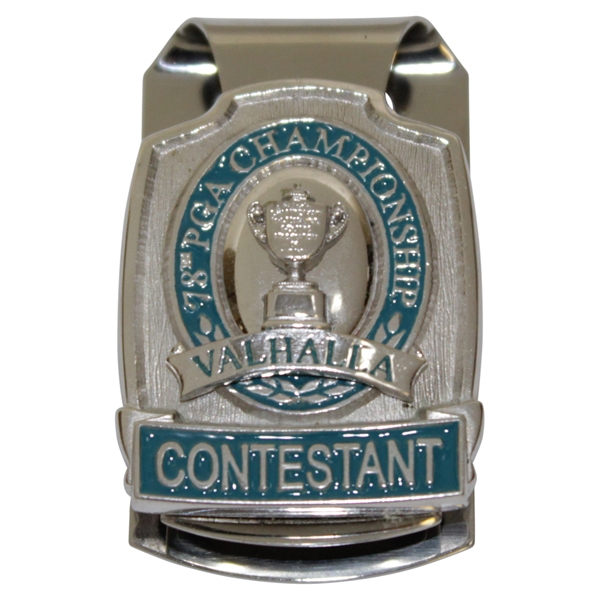 Payne Stewarts 1996 PGA Championship at Valhalla Contestant Badge/Clip