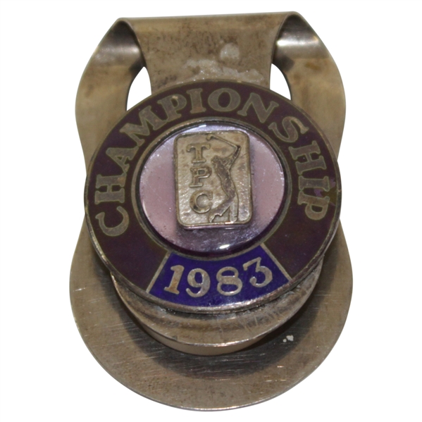 Payne Stewarts 1983 The Players Championship Contestant Badge/Clip