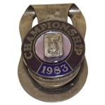Payne Stewarts 1983 The Players Championship Contestant Badge/Clip