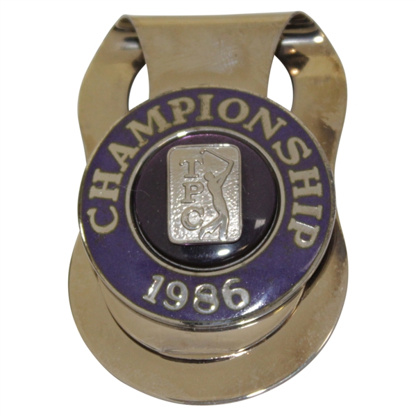 Payne Stewarts 1986 The Players Championship Contestant Badge/Clip