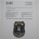 Payne Stewart's 1986 The Players Championship Contestant Badge/Clip