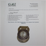 Payne Stewart's 1993 TOUR Championship at The Olympic Club Contestant Badge/Clip