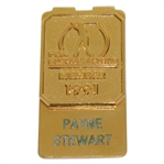Payne Stewarts 1991 PGA European Tour Member Badge/Clip
