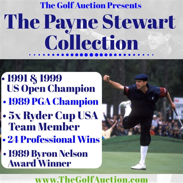 Payne Stewart's Official 1990 PGA Tour Member Card - Signed JSA ALOA
