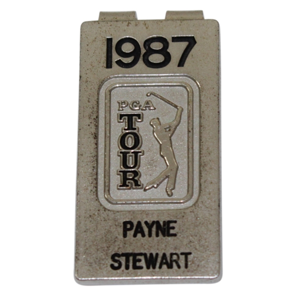 Payne Stewart's Official 1987 PGA Tour Money Clip