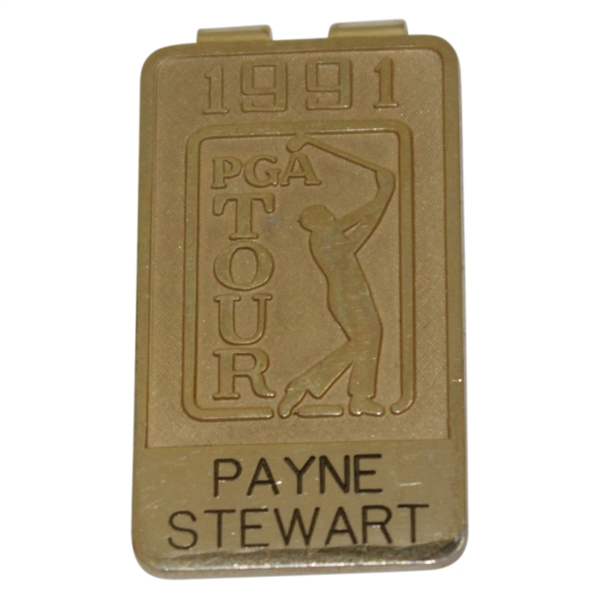 Payne Stewart's Official 1991 PGA Tour Money Clip