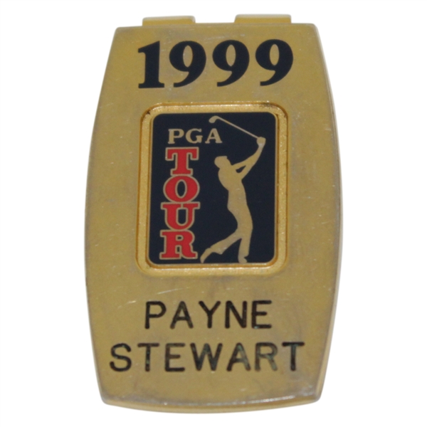 Payne Stewarts Official 1999 PGA Tour Money Clip