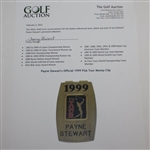 Payne Stewart's Official 1999 PGA Tour Money Clip