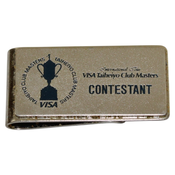 Payne Stewart's VISA Taiheiyo Club Masters Contestant Badge/Clip