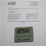 Payne Stewart's 1997 Gulfstream Loch Lomond World Invitational Contestant Badge