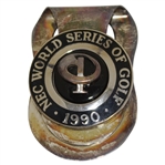 Payne Stewarts 1990 NEC World Series of Golf Contestant Badge/Clip