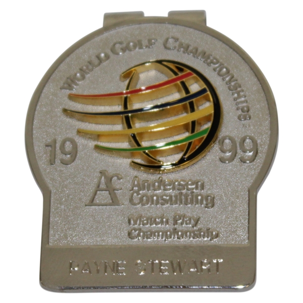 Payne Stewarts 1999 Anderson Consulting World Championships Contestant Badge/Clip