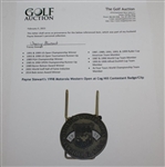 Payne Stewart's 1998 Motorola Western Open at Cog Hill Contestant Badge/Clip