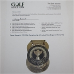 Payne Stewart's 1991 PGA Championship at Crooked Stick Engraved Money Clip