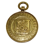 Horton Smiths 1937 Ryder Cup Match PGA 9k Gold Medal