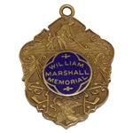 1926 Illinois PGA Winners 10k Gold William Marshall Memorial Medal Won by Jock Hutchinson