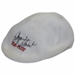 Payne Stewart Signed Personal Tournament Worn White Top-Flite Cap JSA ALOA