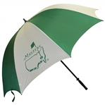 Payne Stewarts Personal Used Masters Tournament Green & White Umbrella