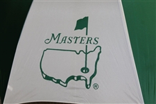 Payne Stewart's Personal Used Masters Tournament Green & White Umbrella