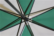 Payne Stewart's Personal Used Masters Tournament Green & White Umbrella