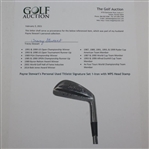 Payne Stewart's Personal Used Titleist Signature Set 1-Iron with WPS Head Stamp
