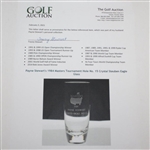 Payne Stewart's 1984 Masters Tournament Hole No. 15 Crystal Steuben Eagle Glass