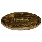 Bob Rosburg's 1959 PGA Championship at Minneapolis GC Winner's 14k Gold Medal