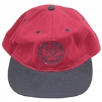 Payne Stewart Personal PS Crossed Clubs Logo Hat - Raspberry & Navy