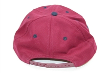 Payne Stewart Personal PS Crossed Clubs Logo Hat - Raspberry & Navy