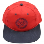 Payne Stewart Personal PS Crossed Clubs Logo Hat - Red with Navy