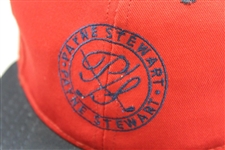 Payne Stewart Personal PS Crossed Clubs Logo Hat - Red with Navy