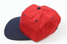 Payne Stewart Personal PS Crossed Clubs Logo Hat - Red with Navy