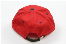 Payne Stewart Personal PS Crossed Clubs Logo Hat - Red with Navy